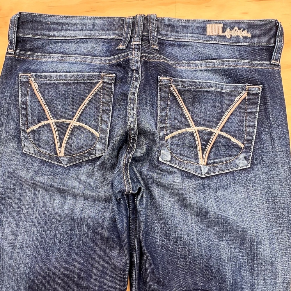 KUT from the Kloth Catherine Boyfriend Jeans Dark Wash Size 6 Straight Leg Denim - Picture 11 of 11
